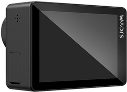 Экшн камера SJCam SJ8 Dual Screen черная с креплением, цифровым стабилизатором, водонепроницаемая 4K Ultra HD на шлем, голову, грудь, велосипед