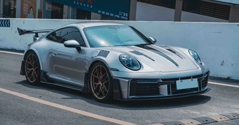 Широкий карбоновый обвес в стиле Ghost для PORSCHE 911 992.1 Carrera S 2019–2025 Порше