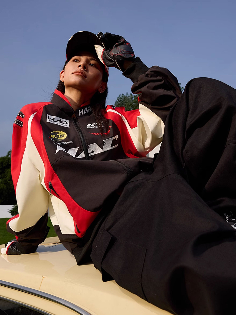 Куртка HARSHandCRUEL "HAC" Nylon Racing Jacket