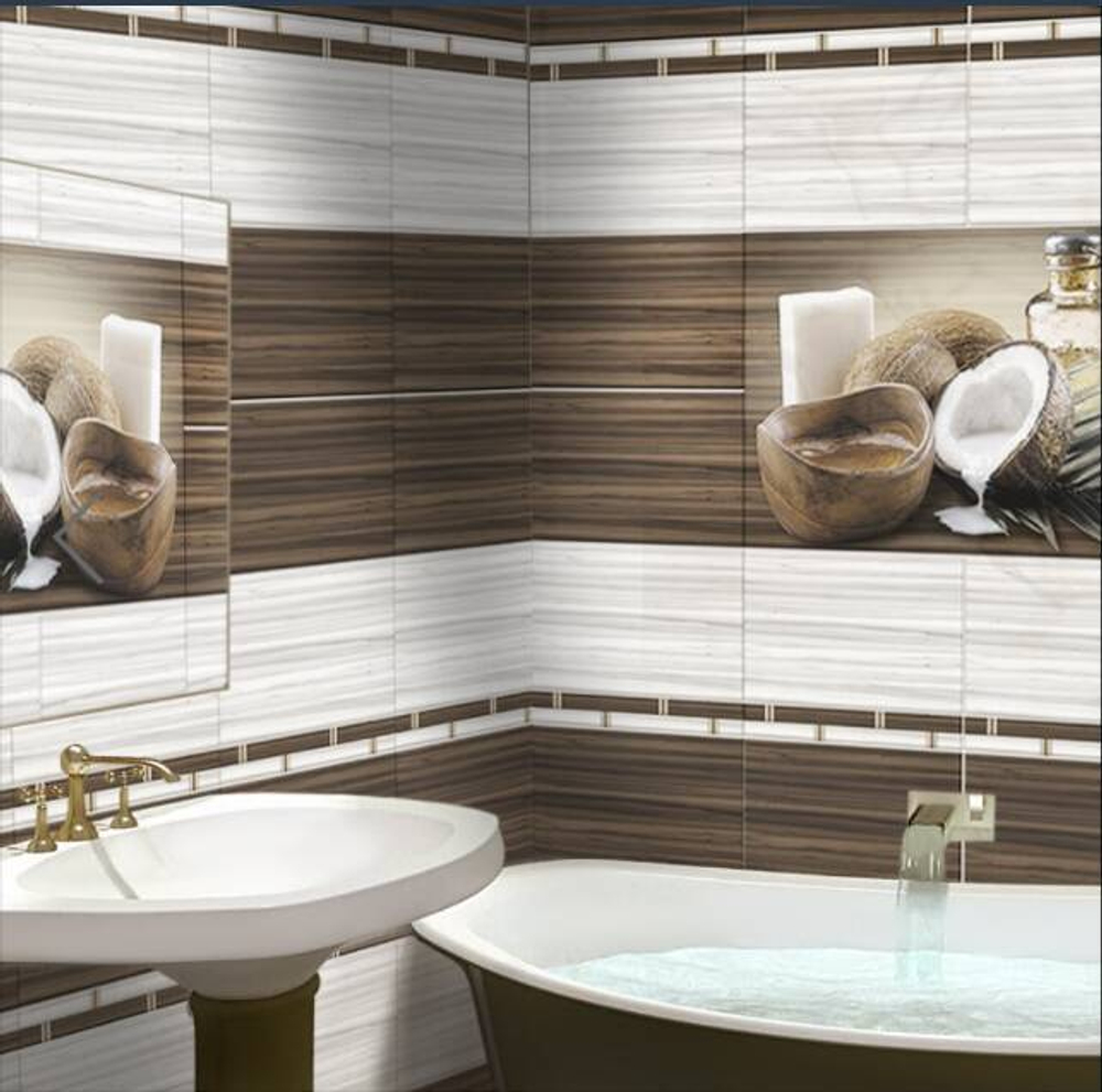 Панель ПВХ фотопечать Кокос фон 2700х250мм