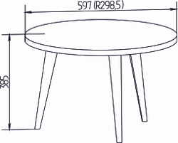 Столик журнальный Норвуд 16