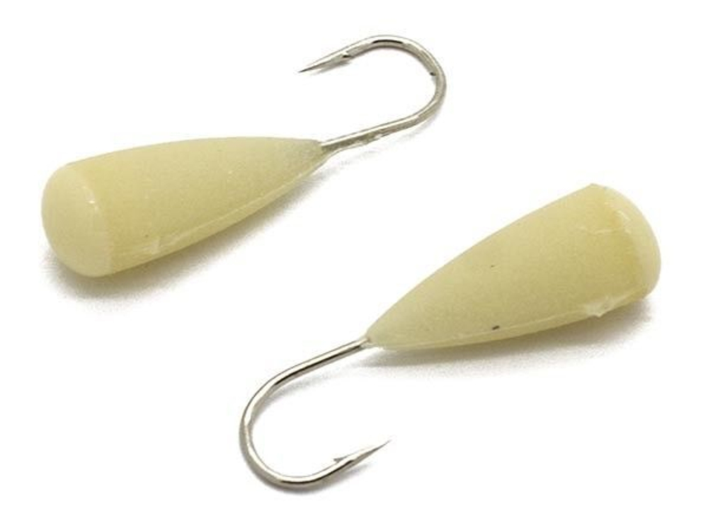 Мормышка Конус свечение Красное + Желтое MOK510RY 10шт/уп