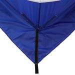 Палатка зимняя куб СЛЕДОПЫТ 1,8 х1,8 м, Oxford 240D PU 1000, S по полу 3,2  кв.м,цв. синий/белый