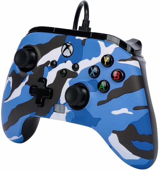 Геймпад проводной PowerA Enhanced Wired Controller Blue Camo (1525941-01)