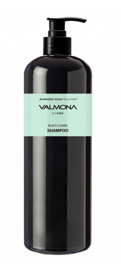 Шампунь Evas Valmona Ayurvedic Scalp Solution Black Cumin Shampoo с черным тмином 480 мл
