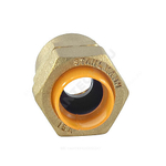 Муфта латунь 15Aх1/2" обжим/ВР для газоснабжения STAHLMANN SSFG1501/2BGZ