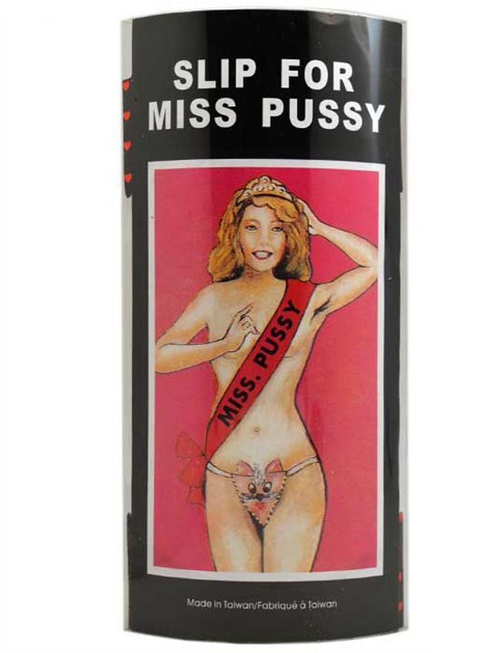 Розовые шаловливые трусики Miss Pussy