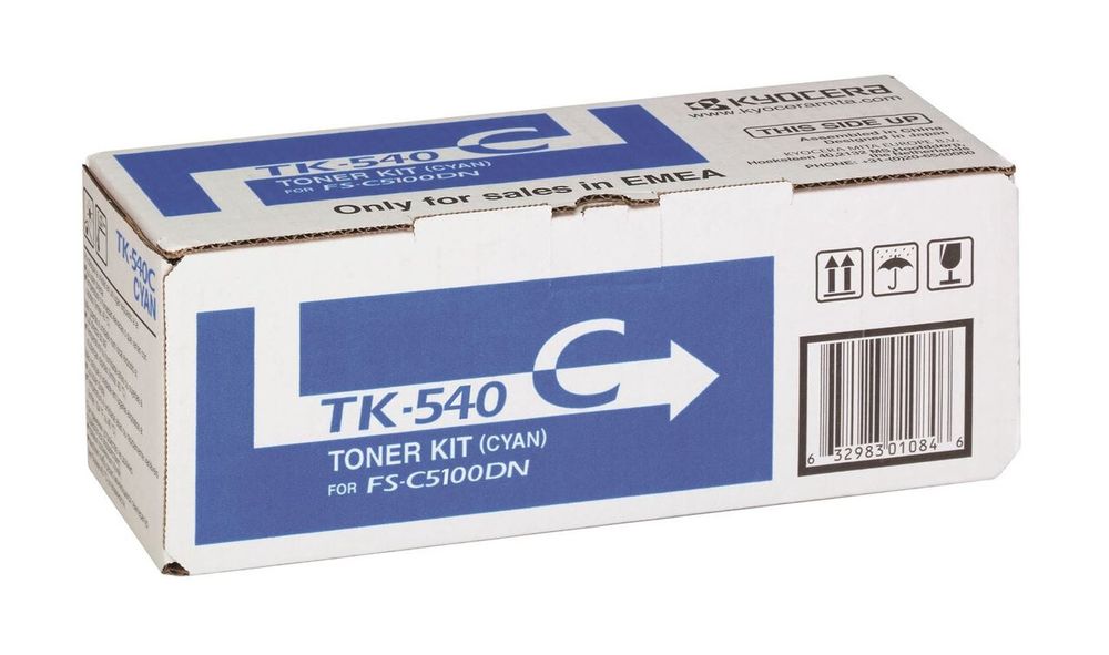TK-540C Тонер-картридж с чипом голубой (Original)