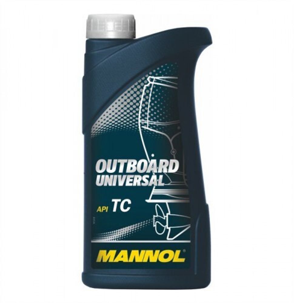 MANNOL 7208 2T OUTBOARD Universal API TC масло моторное 1л