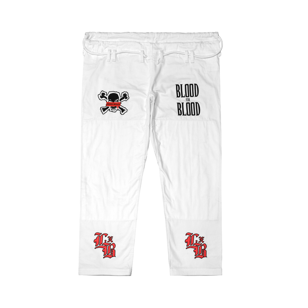 Кимоно Level x Black Blood For Blood - White