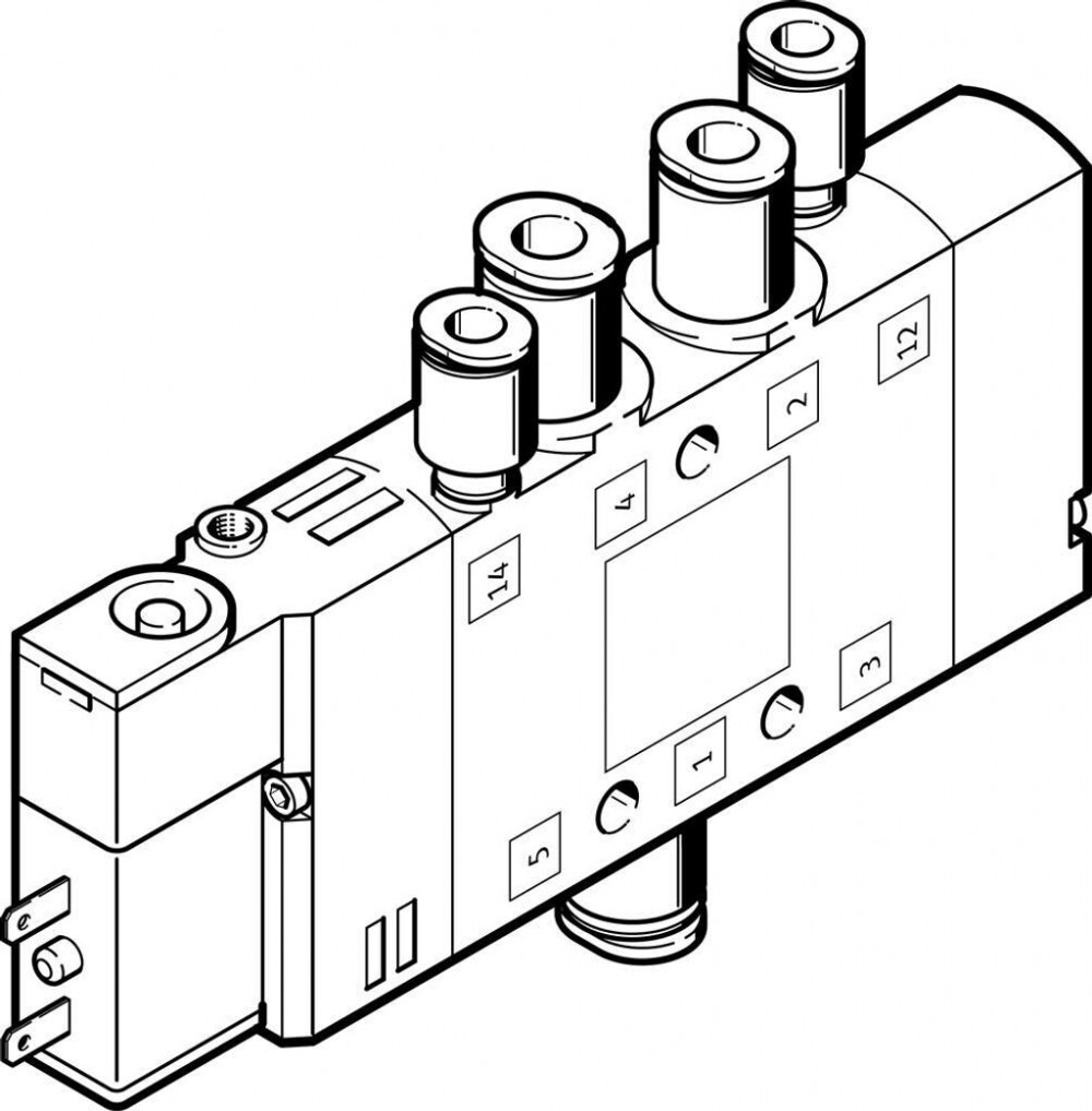 CPE10-M1BH-5LS-QS-6 Распределитель с электроуправлением