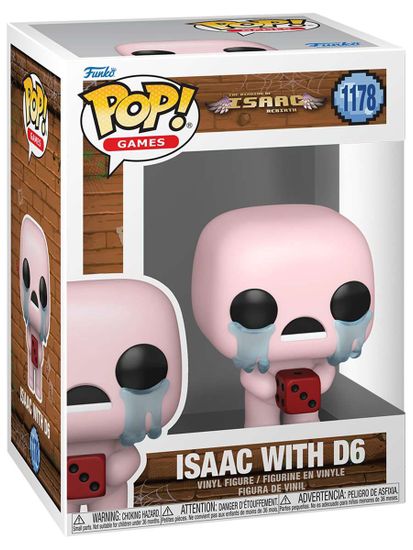 Фигурка Funko POP! Games Binding of Isaac Isaac with D6 (1178) 89161 / Фигурка Фанко ПОП! по мотивам игры "The Binding of Isaac", Исаак