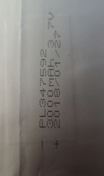 Аккумуляторная батарея универсальная 3.7v Li-Pol 3000 mAh (3,4*75*92мм)