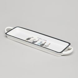 БЛЮДО С РУЧКАМИ LEFARD "FAMILY FARM" ПРЯМОУГ. 42*12*3,5 СМ (КОР=16ШТ.)