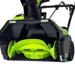 Greenworks GD60PSTK5 60В аккумуляторный снегоуборщик (1 x 5 Ач, ЗУ) ковш 51 см, выброс 6 м 2602907UG