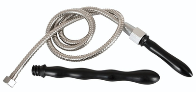 Набор для интимного душа Shower me Deluxe (Цвет: черный с серебристым)