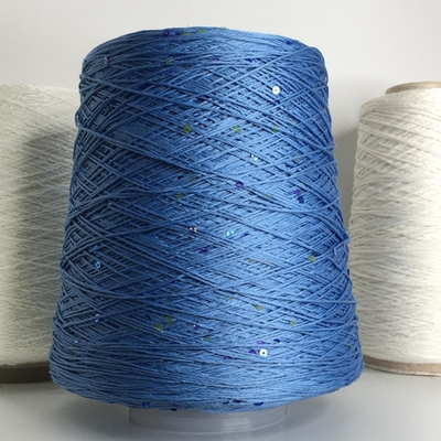 4STARs - Ri.Go 97% мерсеризованный хлопок, 3% пайетки col.5457   Голубой небесный 420м/100гр