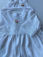 Платье с цветком  (Малышеево) интерлок Арт: 956 (Размер: 62)