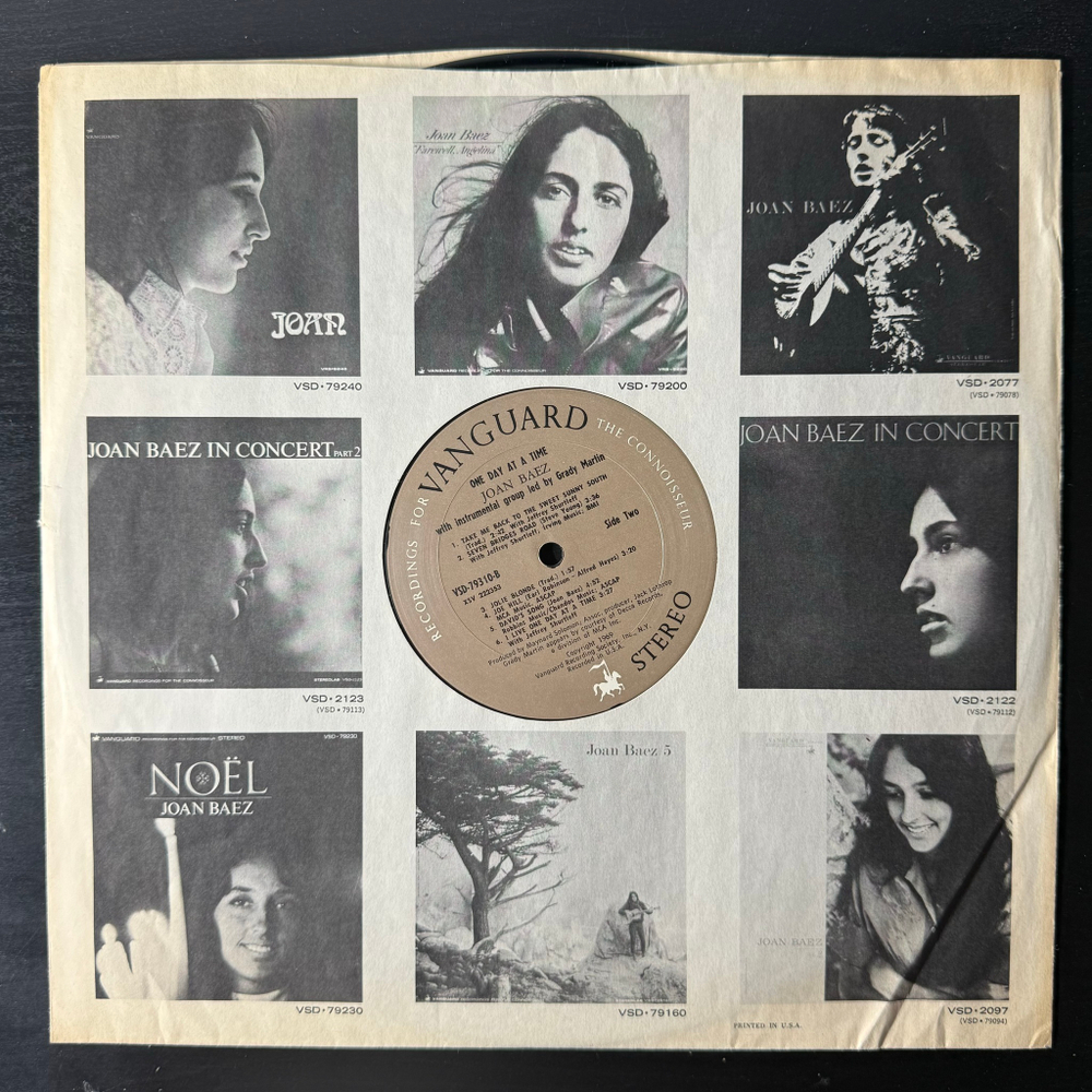 Joan Baez ‎– One Day At A Time (США 1970г.)