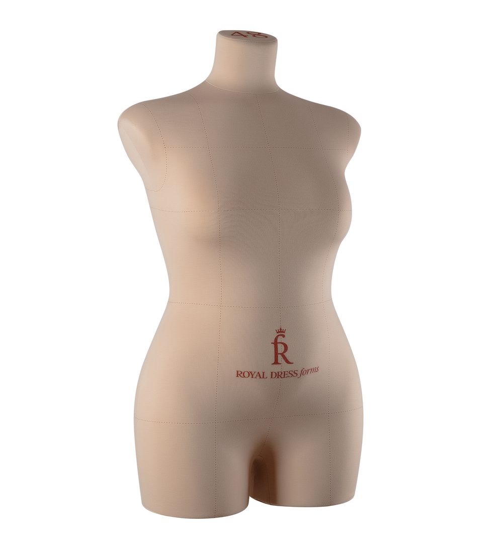 Манекен портновский женский Виктория, комплект Про, размер 48, цвет бежевый