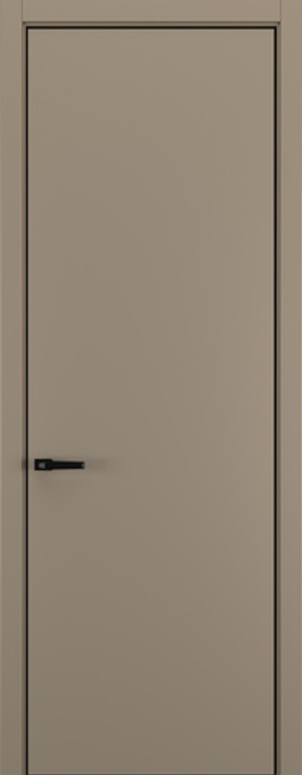 Межкомнатная дверь Zadoor Горизонт NH7 кромка ABS Black