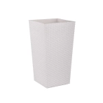 Кашпо напольное Ротанг (270х510мм) (белый) (комплект 7 шт)