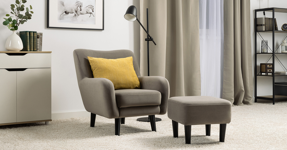 Кресло Дакота Серое