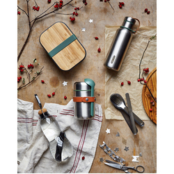 Термос black+blum, food flask, 400 мл, зеленый