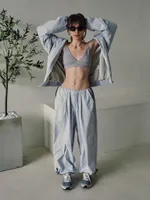 Топ One Two Hailey Drizzle серый