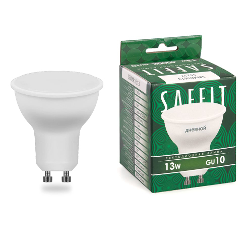 Лампа светодиодная LED SAFFIT SBMR1613 MR16 13W GU10 6400K 230v 1070Лм