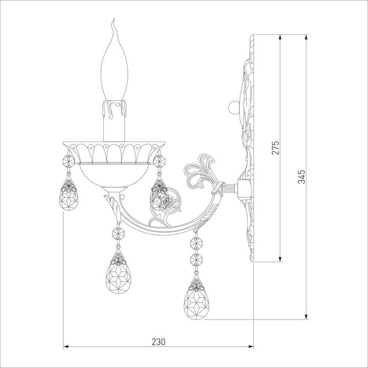 Бра Bogates 230/1 Strotskis