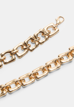 STRADIVARIUS Объемное колье, золотой