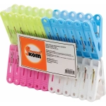 Прищепки для белья пластиковые PEG-P-Sв наборе 24 шт. (пластик, металл)