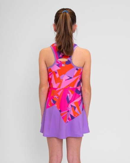 ОДЕЖДА ДЛЯ ТЕННИСА Девочки, Платье BIDI BADU SPIKE JUNIOR DRESS .