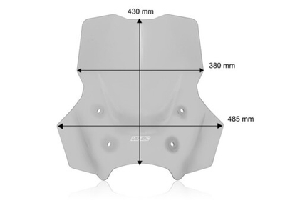 WRS Ветровое стекло Caponord Plus с радаром BMW R 1300 GS затемненное BM108F
