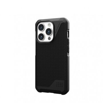 Чехол с поддержкой MAGSAFE Uag Metropolis LT ткань Kevlar для iPhone 15 Pro 6.1", цвет черный (Black)
