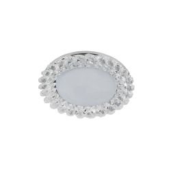 DK84 CH/WH Светильник ЭРА под лампу Gx53, 220V,13W, хром/прозрачный