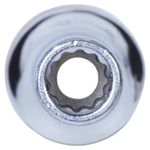 KING TONY (423008M) Головка торцевая глубокая двенадцатигранная 1/2", 8 мм