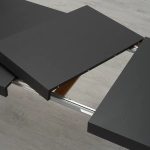 Раздвижной стол - IKEA TARSELE, 150/200х80х77 см, ТАРСЕЛЬ ИКЕА,  черный