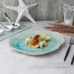 Блюдо для подачи 30,5*25 см h3 см Sea Blue Frutti di Mare P.L. [1]