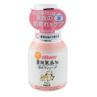 Натуральное, пенящееся жидкое мыло для чувствительной кожи тела Max Uruoi No Sachi Body Soap 400мл