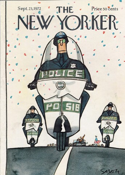 Журнал The New Yorker 23-09-1972, обложка