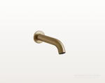 Излив для ванны Gessi 316, настенный, цвет Warm Bronze Brushed PVD