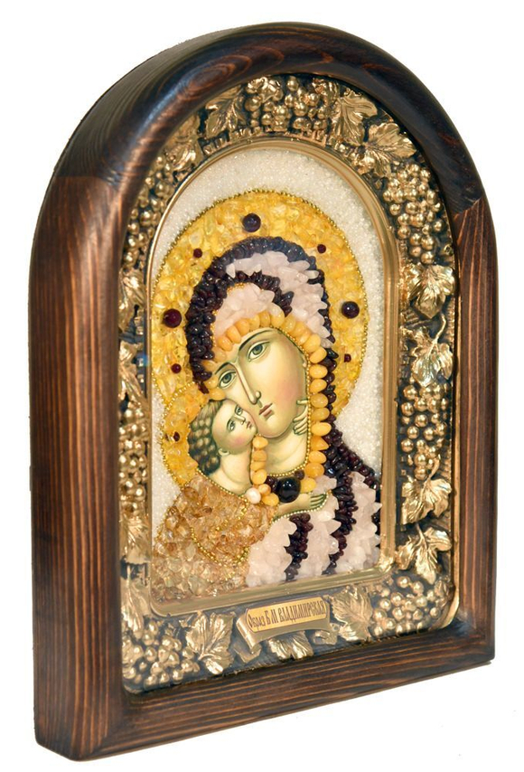 Икона Пресвятая Богородица Владимирская бисер