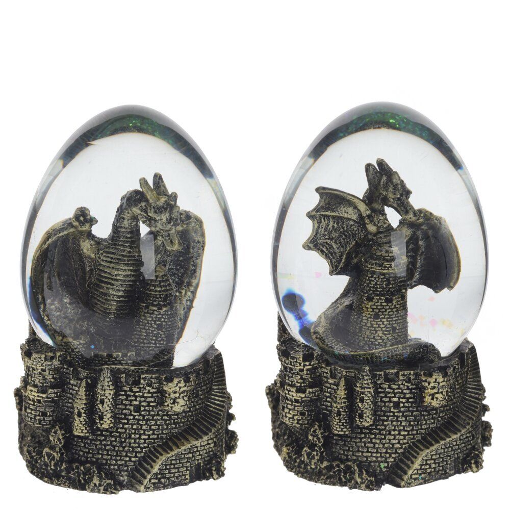GAEM Фигурка декоративная в стекл.шаре "Дракон", D 7 см, L7,5 W7 H10,5 см, 2в.