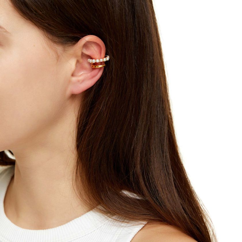 Chunky Claw Pearl Ear Cuff
