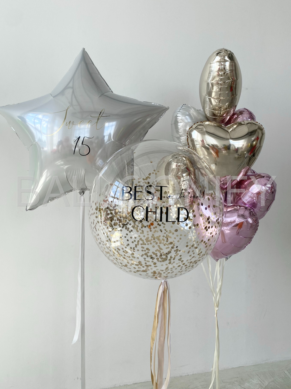 Набор шаров "Блеск и нежность", дизайн №2