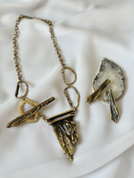 серьги бронза кора