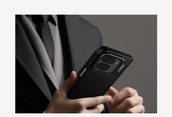 Чехол с MagSafe на Google Pixel 10 Pro Fold, серия Super Frosted Shield Prop Magnetic (версия с прозрачной откидной крышкой объектива) от Nillkin