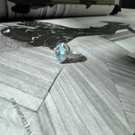 Кольцо Crystal Drop с голубым топазом